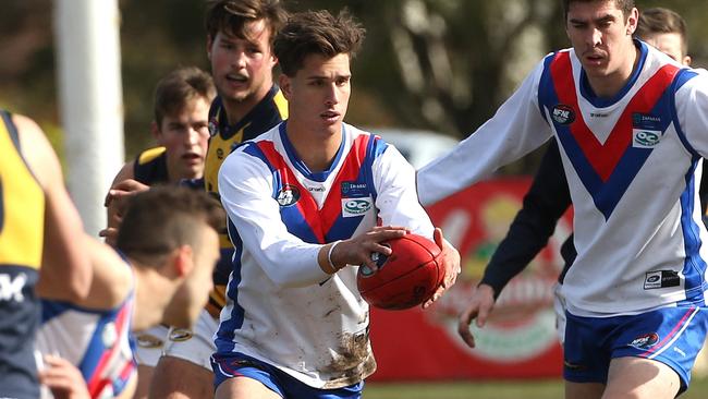 Alex Federico in action for West Preston-Lakeside. Picture: Hamish Blair