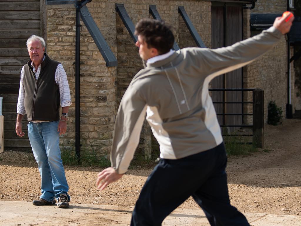 Cummins played cricket with the former Top Gear host.