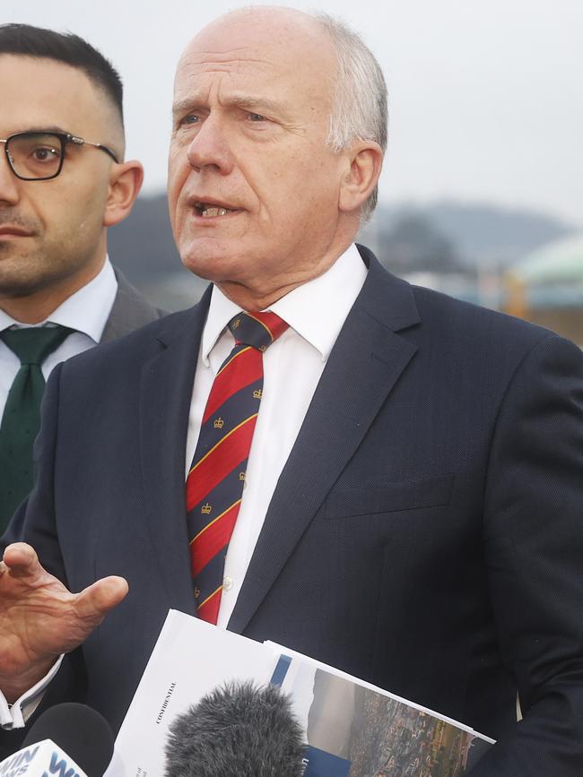 Minister for Business Industry and Resources Eric Abetz. Picture: Nikki Davis-Jones
