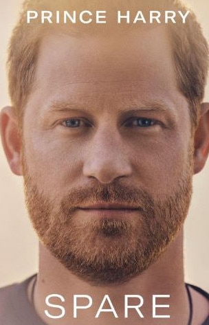 The cover of Prince Harry's upcoming memoir, Spare. Picture: Penguin Random House