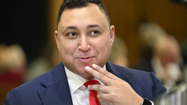 Senator Ralph Babet said he “liked” the song on Instagram. Picture: NewsWire / Martin Ollman