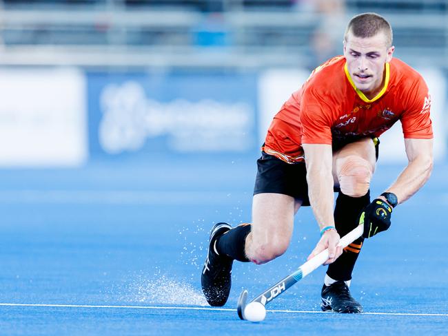 Cam Geddes of Australia controls the ball Picture: WORLDSPORTPICS