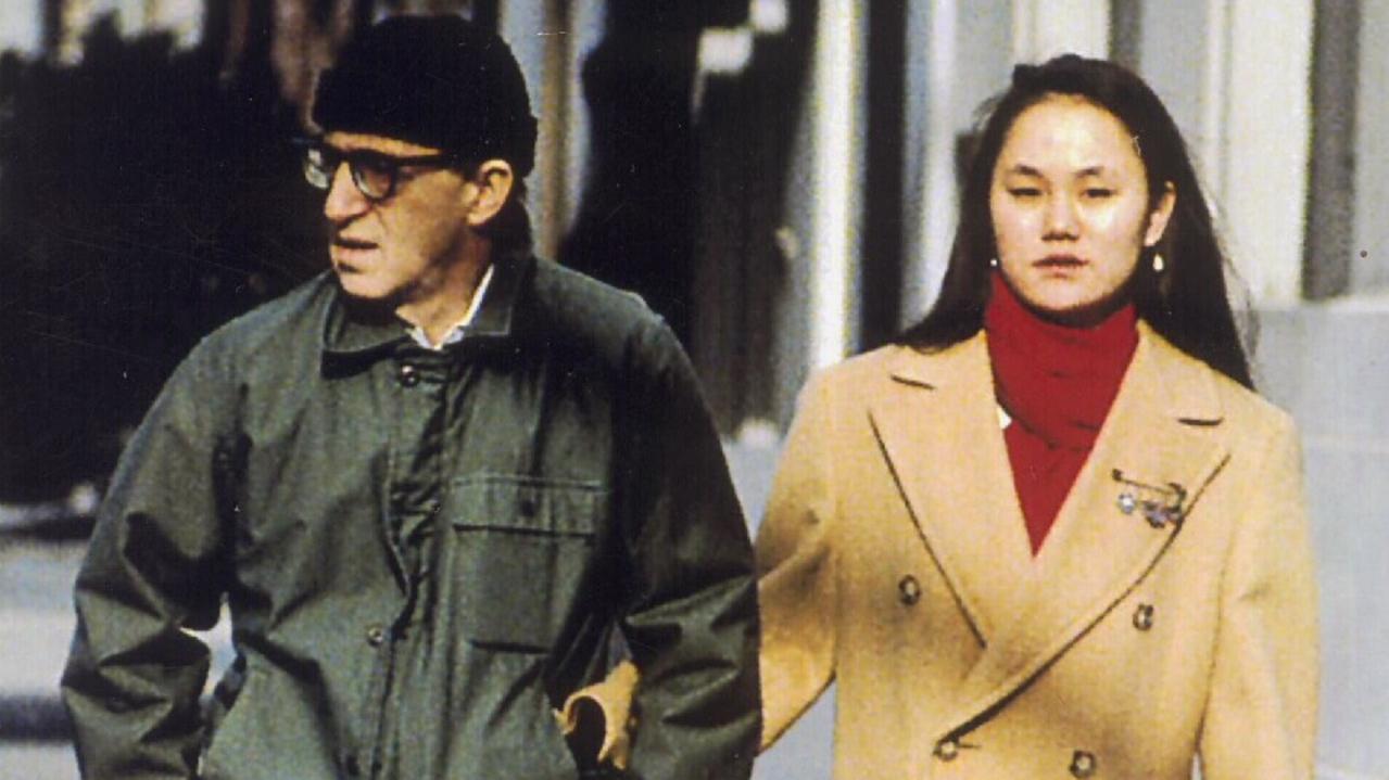 Woody Allen with Soon-Yi Previn after their relationship was made public.