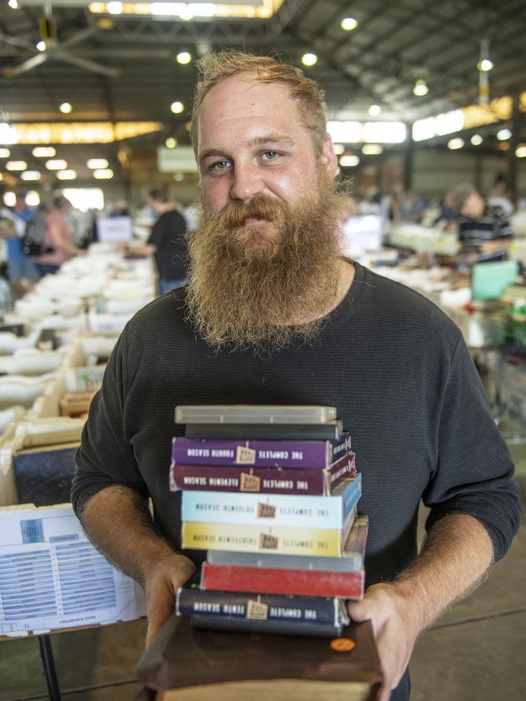 Melvin Sellick at the Chronicle Lifeline Bookfest 2022. Saturday, March 5, 2022. Picture: Nev Madsen.