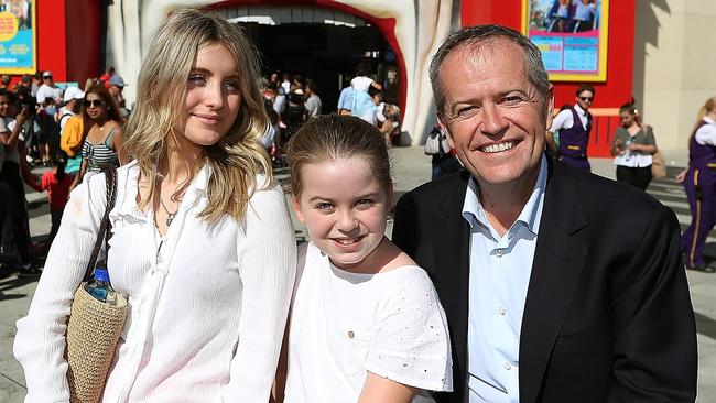 Gigi, Bill and Clementine at Luna Park last year.