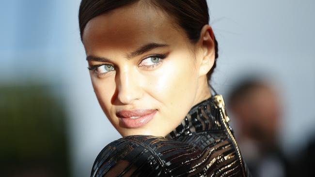 Model Irina Shayk poses for photographers upon arrival at the screening of the film The Beguiled at the 70th international film festival, Cannes, southern France, Wednesday, May 24, 2017. (AP Photo/Alastair Grant)