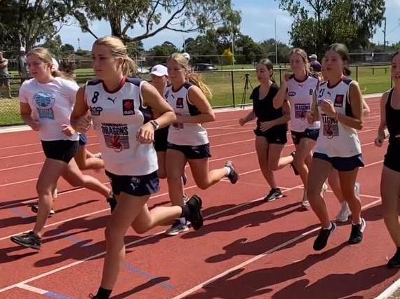 Sandy Dragons Girls pre season