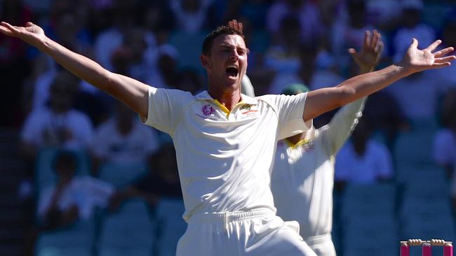 Josh Hazlewood will spearhead Australia A’s attack in the UK. Picture: AFP