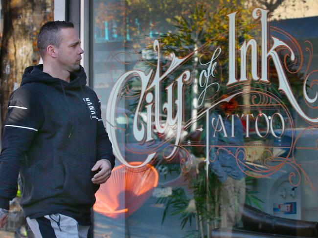 Jake King outside the shop. Picture: David Crosling