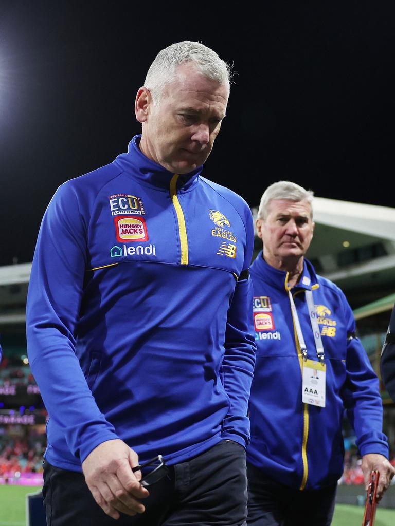 Adam Simpson is under the pump.