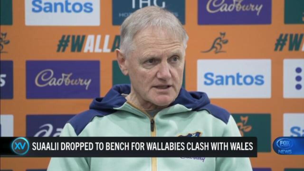 Wallabies confirm Sua'ali'i dropped