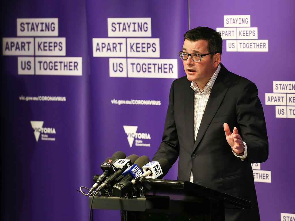 Victorian Premier Dan Andrews has received help from the federal government. Picture: NCA NewsWire/Ian Currie