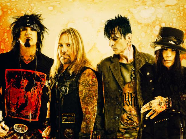 US hard rock band Motley Crue - for National Hit only