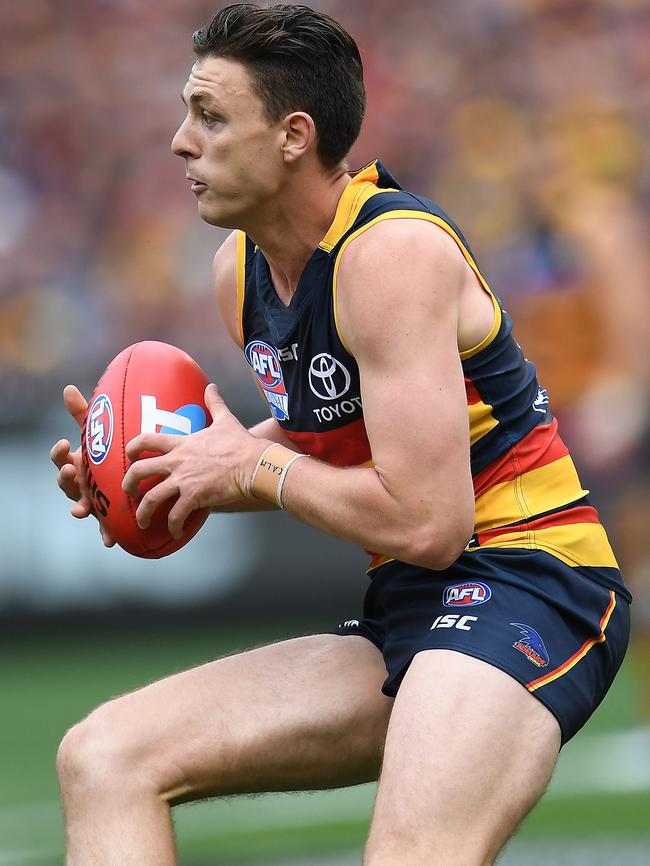 Departing Crows player Jake Lever. Picture: AAP Image/Julian Smith