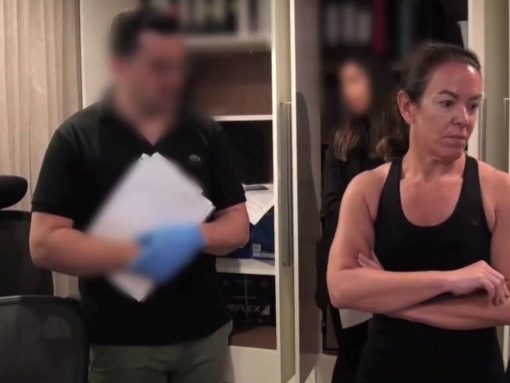 ASICS raid Melissa Caddick’s Dover Heights home. Picture: NSW Police