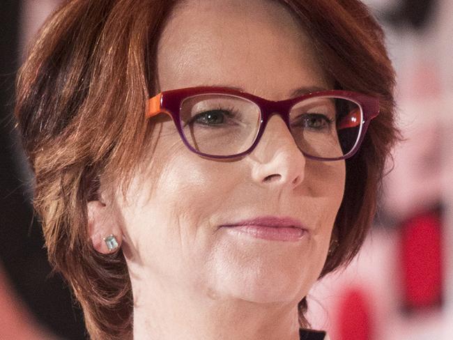 London 15th June 2015. Australian ex-PM Julia Gillard speaks at Fortune: Most Powerful Women International Summit gala dinner at Rosewood Hotel in Holborn. Pic Ella Pellegrini