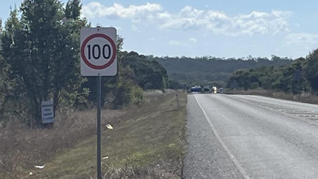 The ute and the motorbike were travelling along Pialba Burrum Heads Rd about 12.35pm when the crash happened.