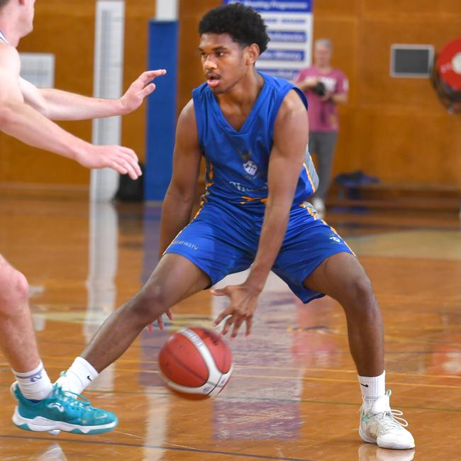 GPS First V basketball between Churchie and Nudgee. Saturday July 27, 2024. Picture, John Gass