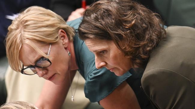 Teal MPs Zoe Daniel and Allegra Spender have disclosed their donations – and Ms Daniel’s website updates the information daily. Picture: Martin Ollman / NewsWire