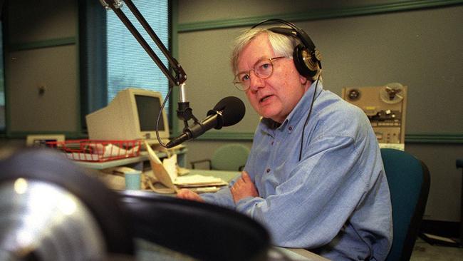 ABC radio presenter Philip Satchell at the Collinswood studio.