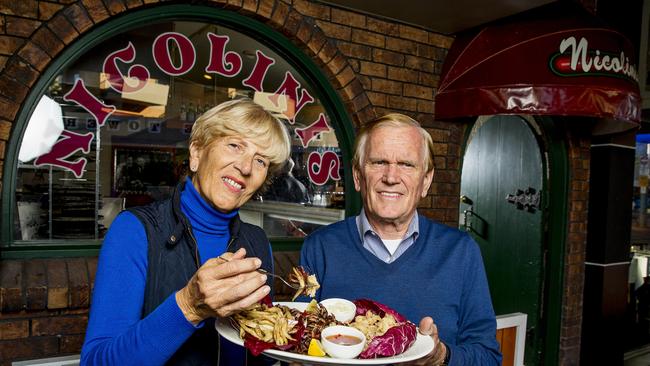 John and Nives Ceccato at Nicolinis in Surfers Paradise. Picture: Jerad Williams