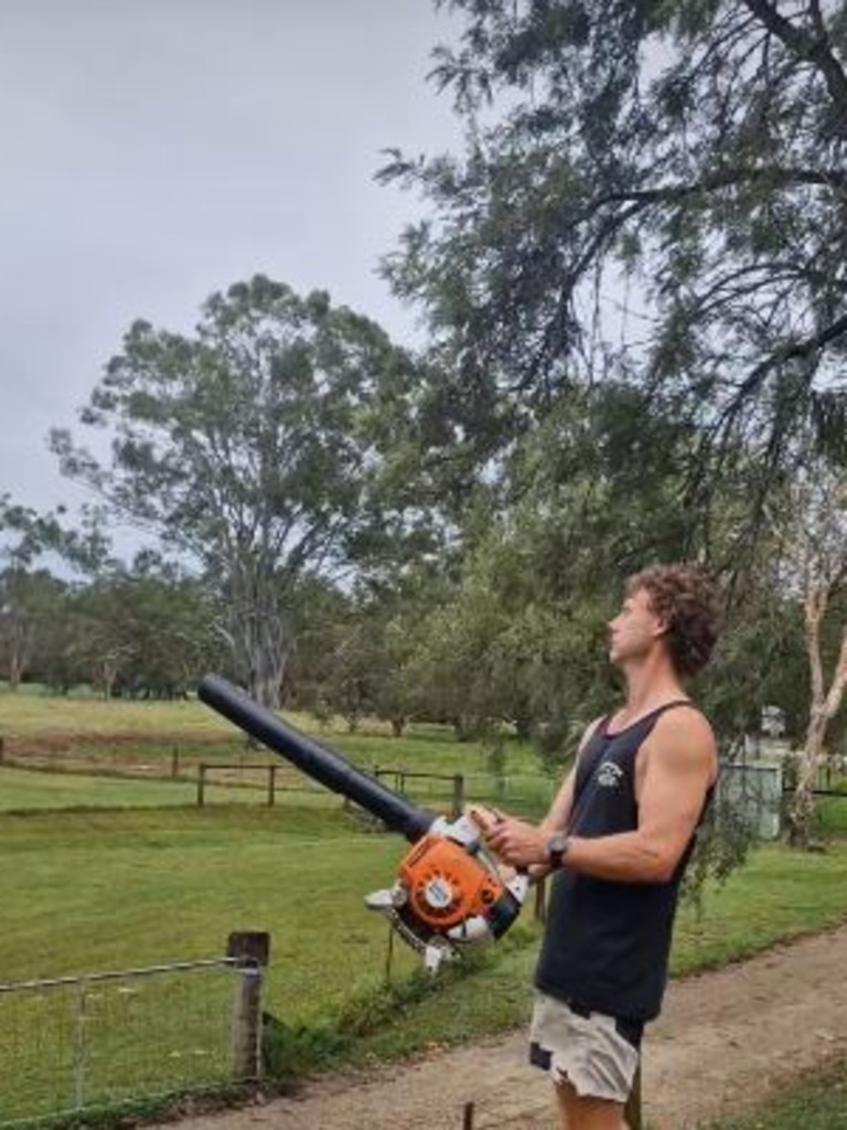 The trend has seen Queenslanders get out their leaf blowers. Picture: Supplied