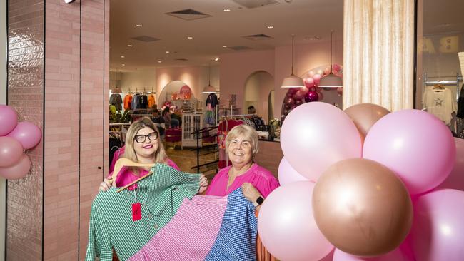 Coco and Blush owners Laura (left) and Dianne Paton as they reopen their revamped and expanded shop in The Ridge shopping centre and launch their own clothing label. Picture: Kevin Farmer