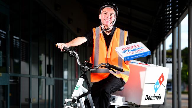 Goldman’s tips Domino’s to deliver earnings growth for FY20. Picture: Alix Sweeney.