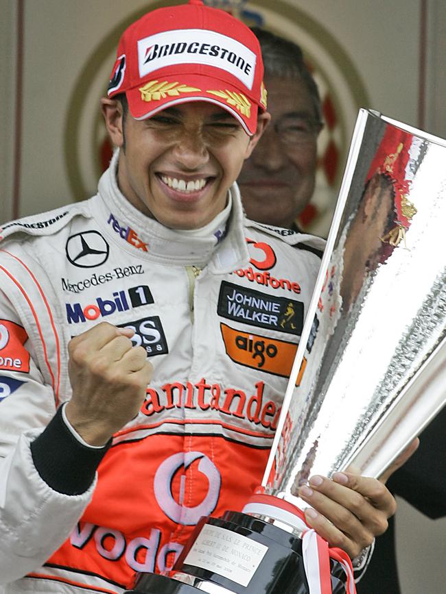 Lewis Hamilton won the first of his seven world titles with McLaren.