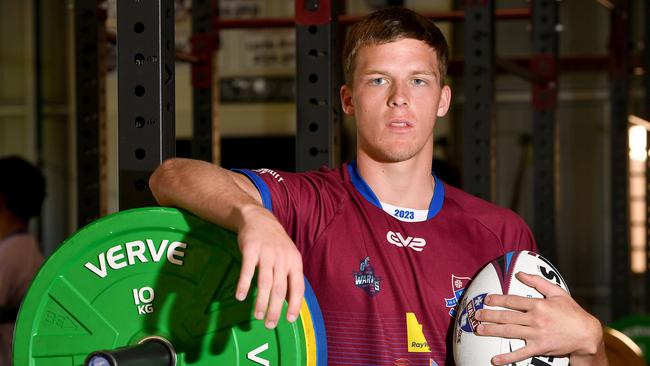 Zac HerdegenWavell SHS Langer Trophy schoolboy rugby league players. Thursday May 25, 2023. Picture, John Gass