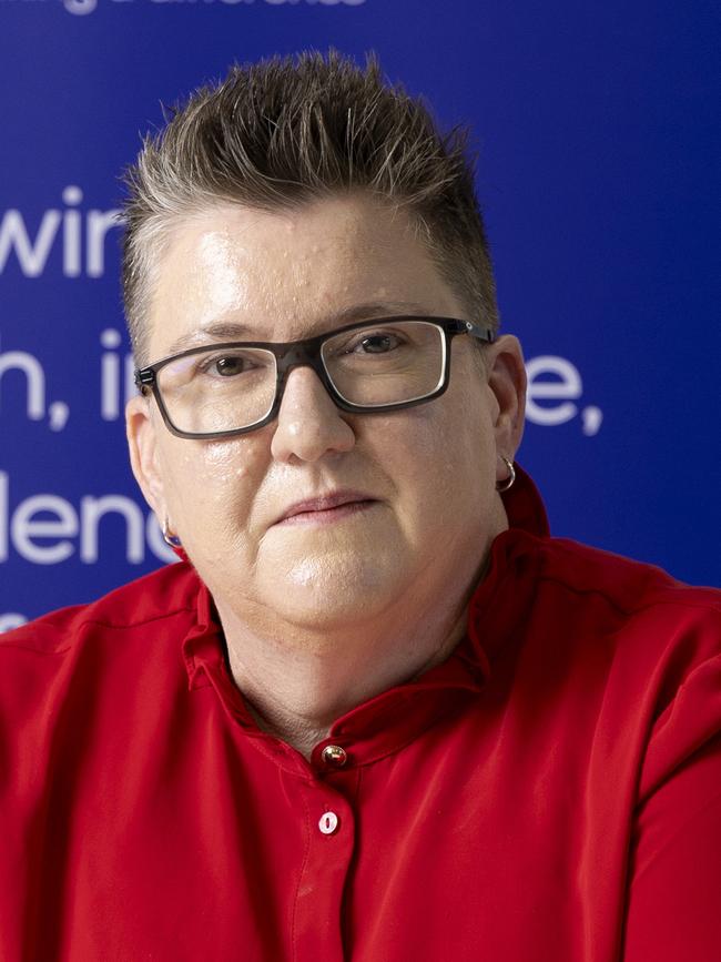 Queensland Nurses and Midwives Union secretary Sarah Beaman. Picture: Richard Walker
