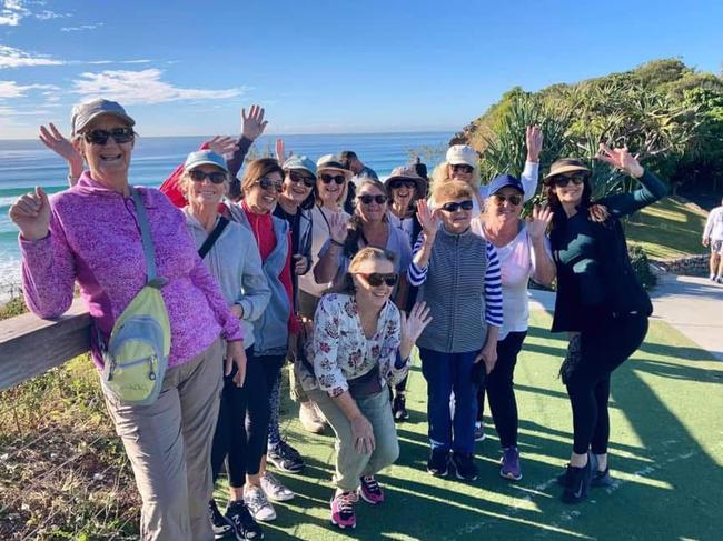 Photos of members of the the Burleigh Walking Cafe. Photos: Supplied