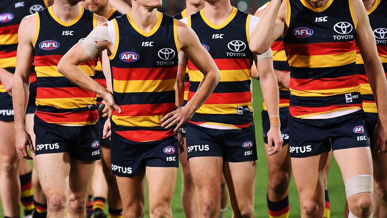 The Adelaide Crows have been punished for their quarantine breach. Photo: Mark Brake/Getty Images.