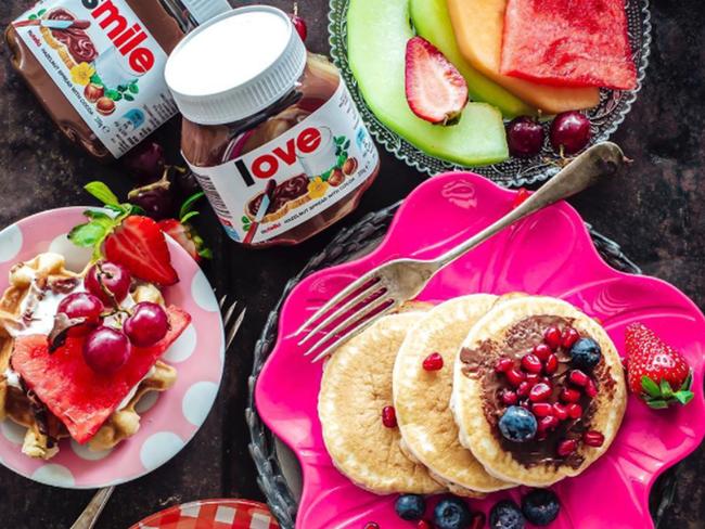 Sonila Ghosh makes a solid income from her sponsored posts, like this one from Nutella.