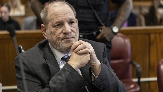 Harvey Weinstein appears for his retrial in Manhattan Criminal Court, Monday, May 19, 2025, in New York. Picture: AP Photo/Stefan Jeremiah, Pool