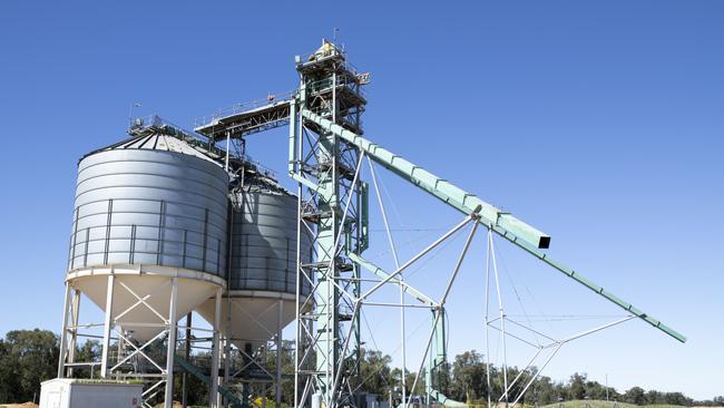 Silos at Gilgandra in NSW. Picture: Natalie Salloum