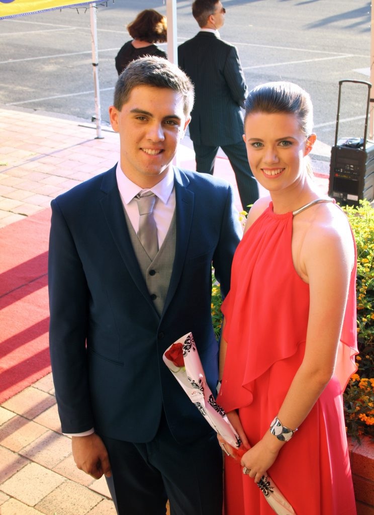 Pittsworth State High School formal 2015 Jeffery Cronin and Erin Birch. Picture: Photo Contributed