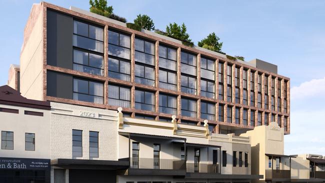 Parramatta road hotel artist impression.