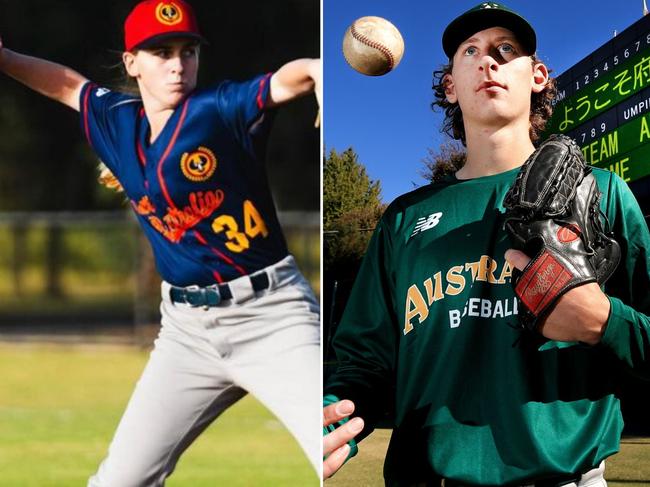 Alice Brown, Jack Bushell and Tommy Bird are among SA's top young gun baseballers.