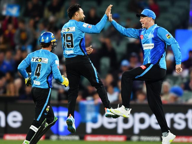 Rashid Khan loves playing for Aussie crowds at the Big Bash. Picture: Mark Brake/Getty Images