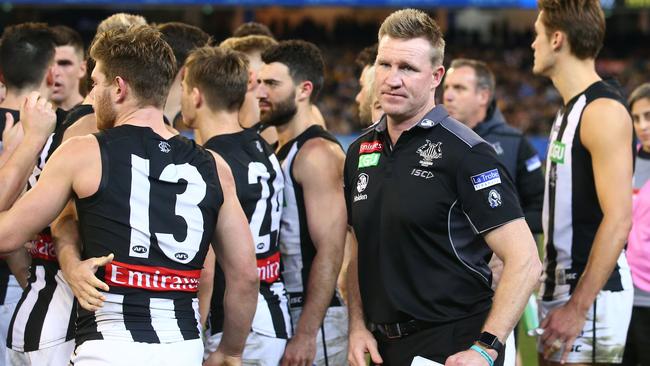 Nathan Buckley has coached Collingwood to just five wins this season.