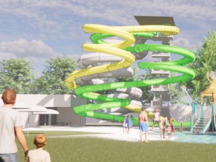 Artist impression of the upgrades to Botany Aquatic Centre.