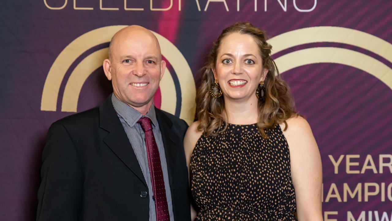 Simon and Adrienne Rourke at the 2021 Resource Industry Network awards at the MECC. Picture: Tristan Mariano