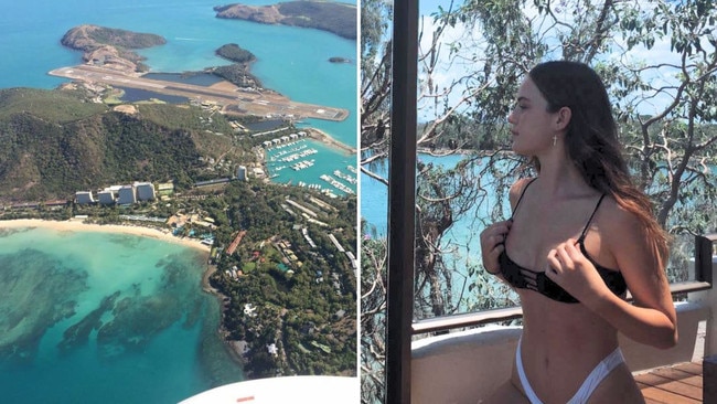 Jamie Alexandra Stewart crashed a golf buggy after a party on Hamilton island while three passengers were inside the vehicle. Picture: Contributed