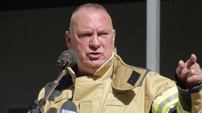 United Firefighters Union secretary Peter Marshall. Picture: NCA NewsWire / Valeriu Campan