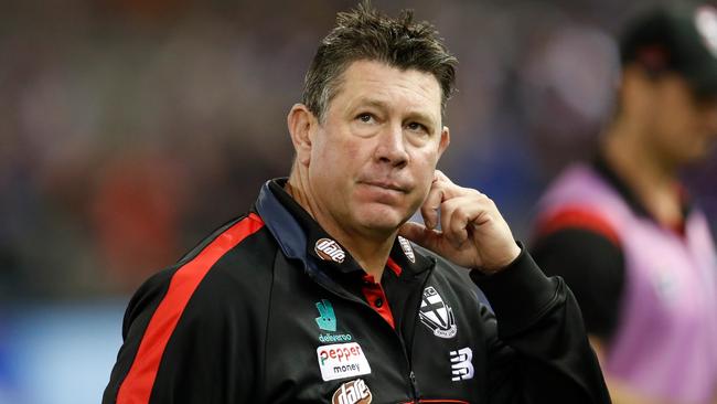 Brett Ratten, Senior Coach of the Saints. Photo by Michael Willson/AFL Photos via Getty Images.