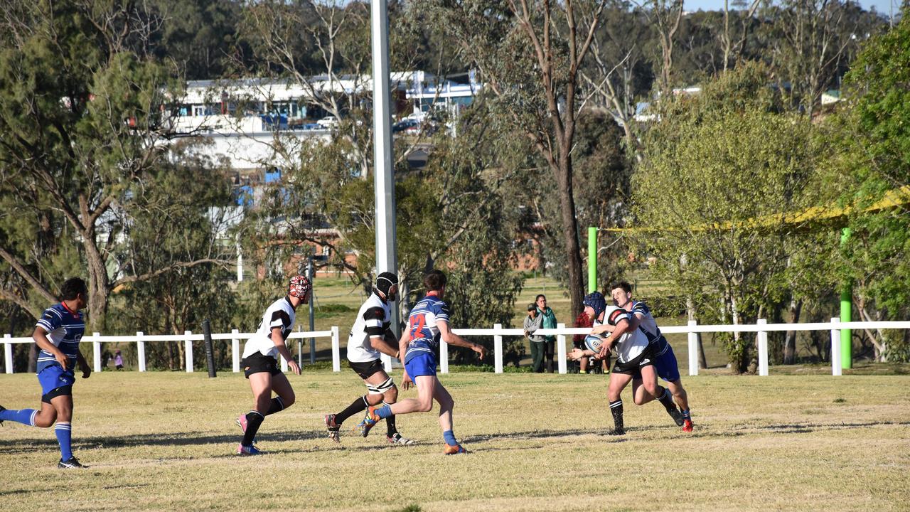 ON FIELD: Warwick Water Rats v USQ on Saturday. Picture: Jessica Paul