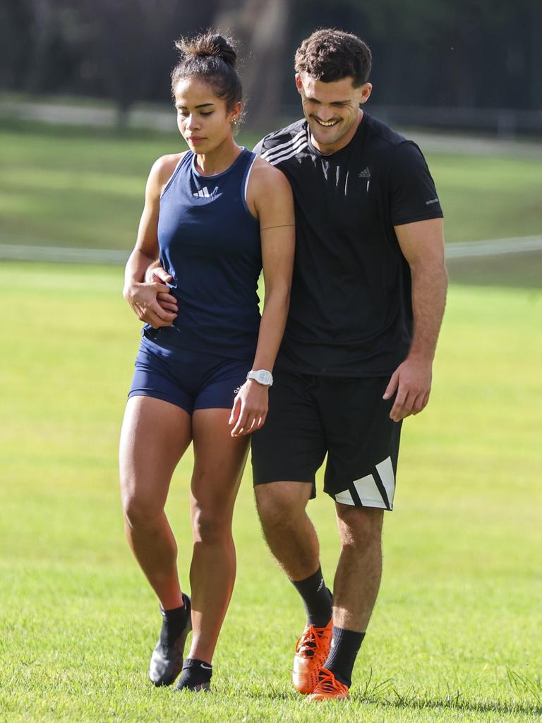 The duo have quickly become Australia’s favourite sporting couple.