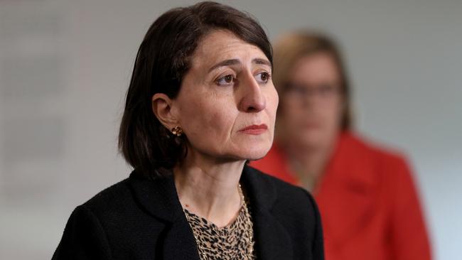 Premier Gladys Berejiklian has again appeared to deny that Daryl Maguire had a key to her home. Picture: NCA NewsWire / Damian Shaw