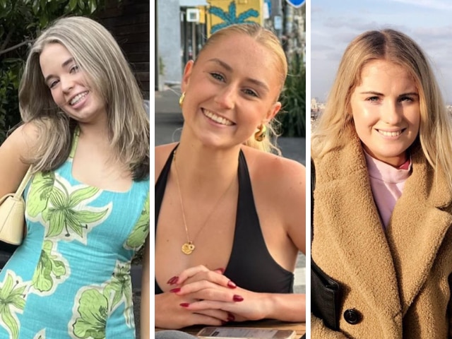 Australian Bianca Jones, centre, was one of six tourists who died after drinking contaminated spirits. Holly Bowles, left, and Simone White, right, also died.